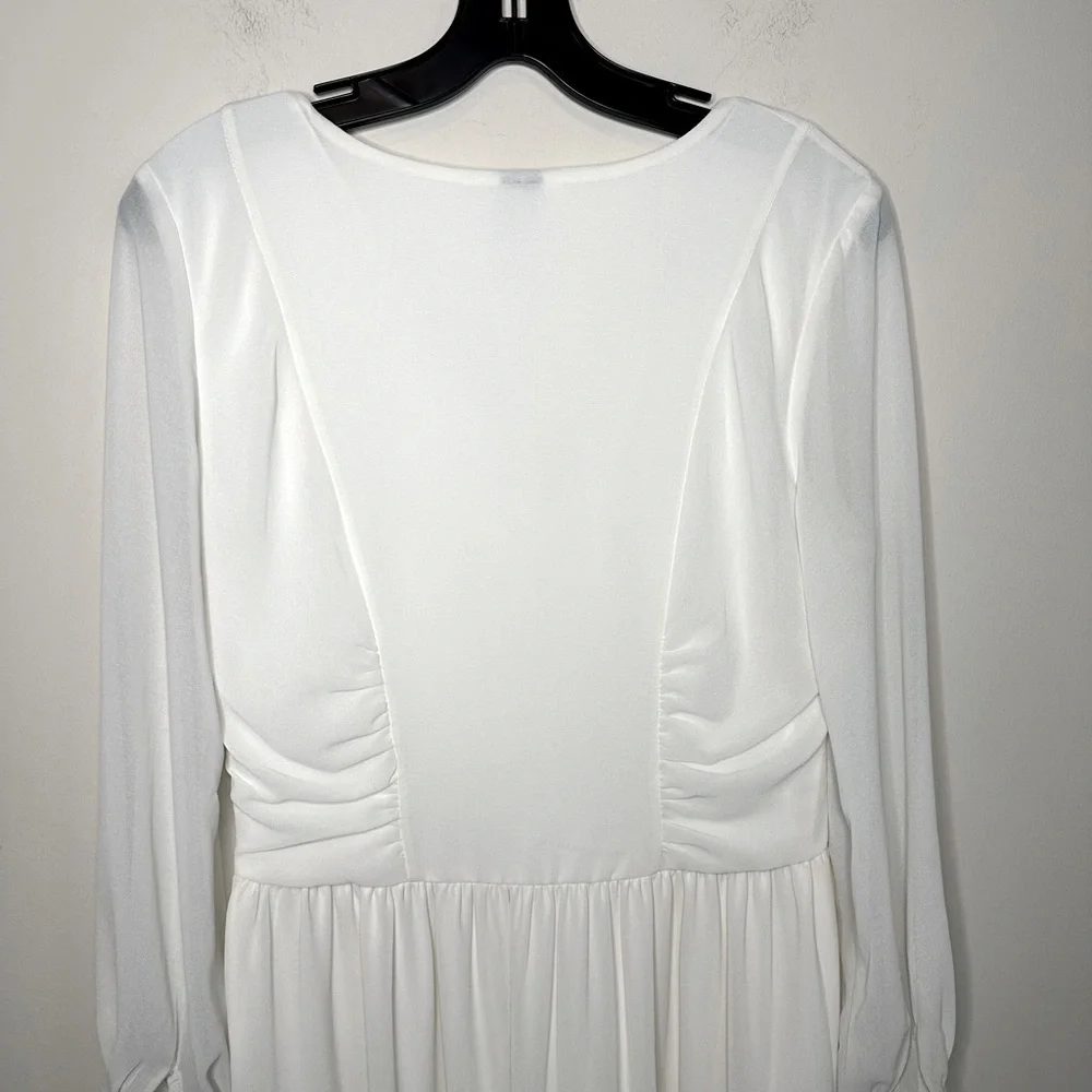 Vero Moda Cream Tiered Maxi Dress Size Small